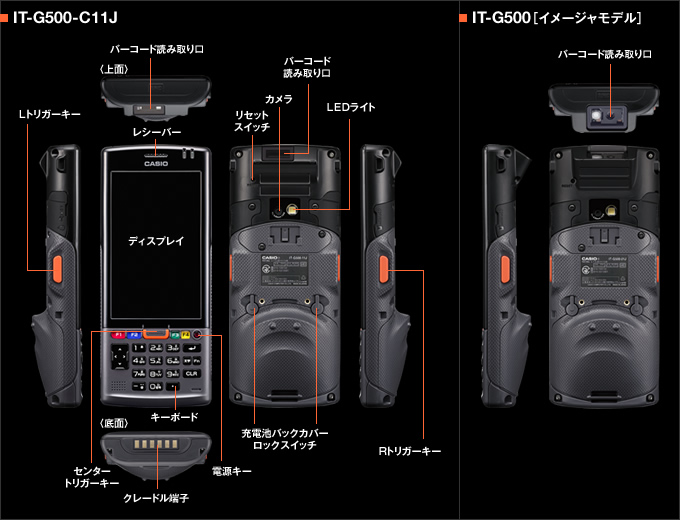 IT-G500-C21j CASIOハンディターミナル-